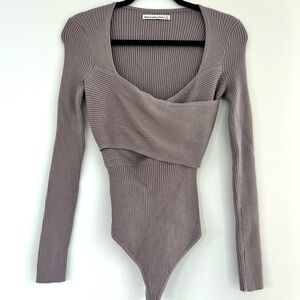 Abercrombie & Fitch Sweater Sculpting Bodysuit